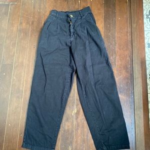 Black dig bud press trousers size XXS